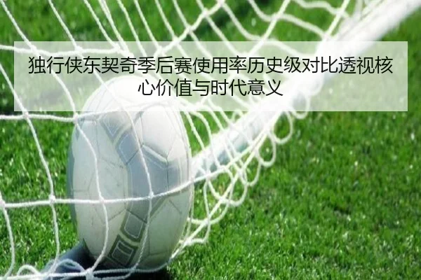 独行侠东契奇季后赛使用率历史级对比透视核心价值与时代意义
